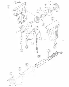 Buy A Ryobi AG1600VK Spare part or Replacement part for Your Heat guns and Fix Your Machine Today